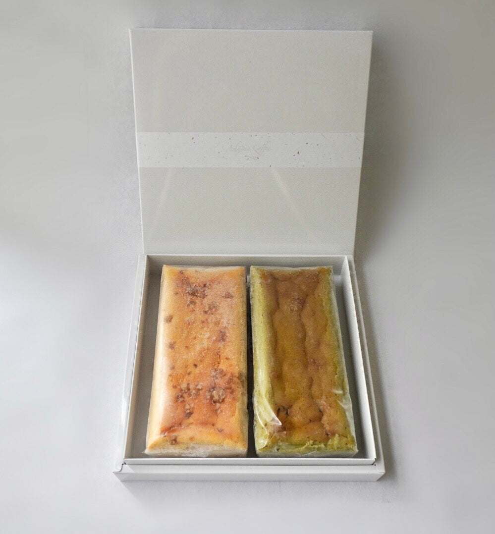 贅沢チーズケーキ二種 朝宮煎茶・ナッツ&フルーツ